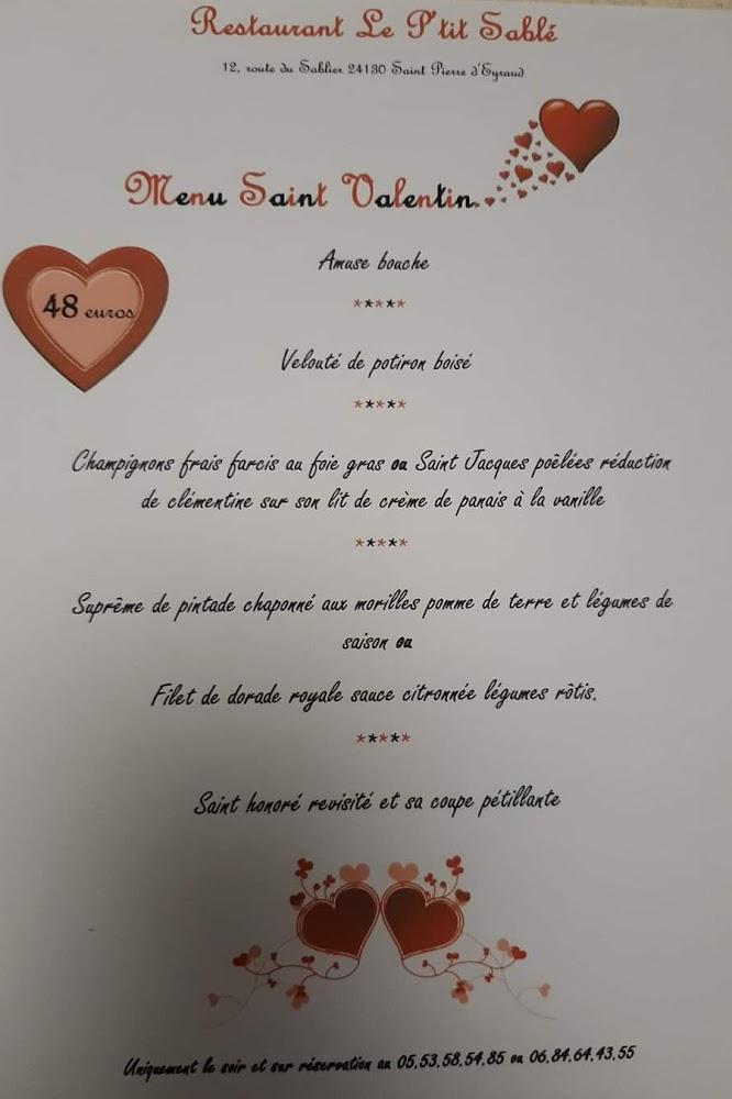 Le P Tit Sablé - Menu Image 2